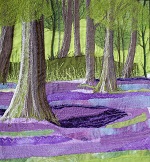 Detail of Bluebell Woods, by Zoë Zegula, 2012